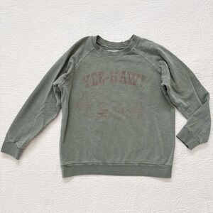 People of Leisure x Peanuts Yee-Haw Hemp Blend Sweatshirt Sz‎ S